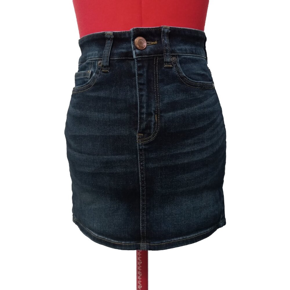 American Eagle Outfitters Jean Stretch Mini Skirt US 00